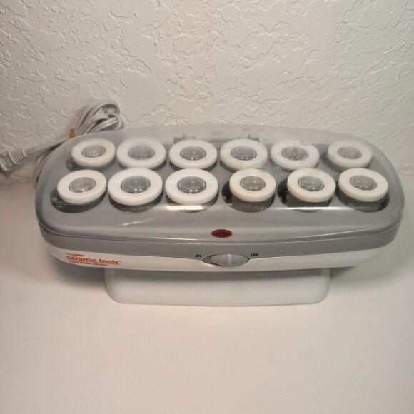 Conair Pro Ceramic Tools Porcelain Series 12 Sponge Roller Hair setter CHV14 - Picture 2 of 11